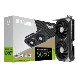 ZOTAC OtBbN{[h GAMING GeForce RTX 5060 Ti 16GB Twin Edge ZT-B50620E-10M PCIExp 16GB
