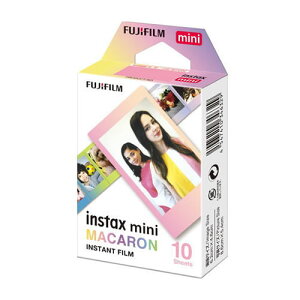 富士フィルム フジフイルム チェキ用フィルム instax mini マカロン 1パック(10枚入) 【ポスト投函】