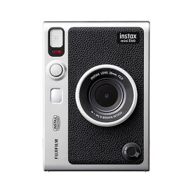 【在庫あり・送料無料】FUJIFILM インスタントカメラ チェキ instax mini Evo [ブラック]　【USB Type-C 対応】　★ご注文後のお届け先変更＆転送不可★