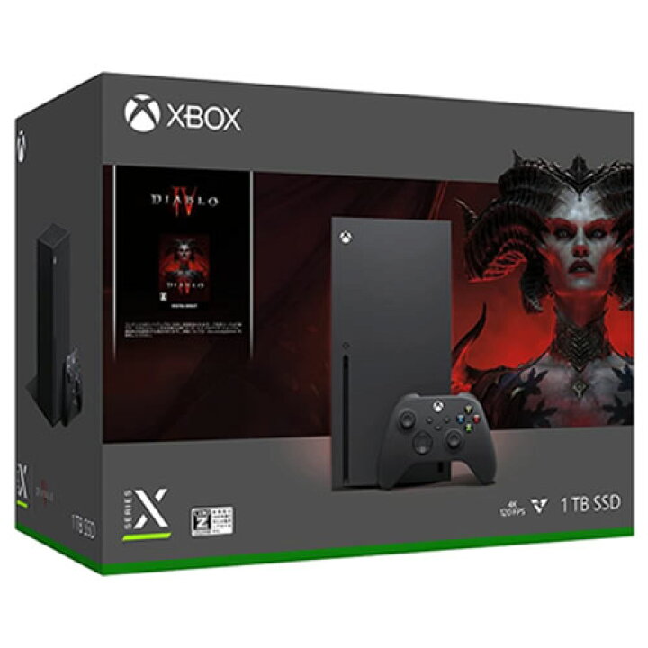 楽天市場】【送料無料・在庫あり】Xbox Series X （ディアブロIV同梱版 