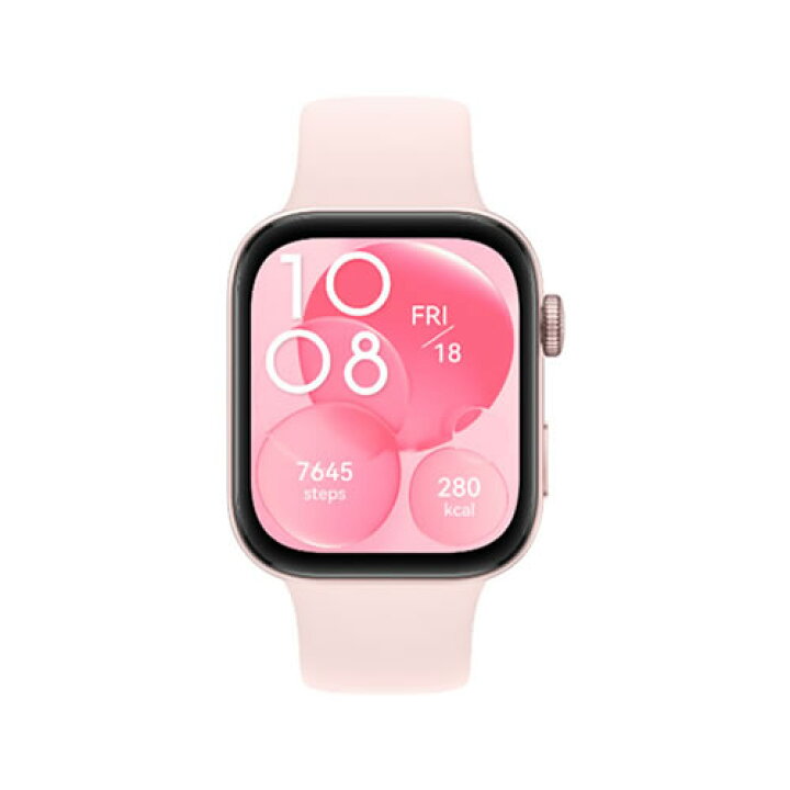 楽天市場】ファーウェイ スマートウォッチ HUAWEI WATCH FIT 3 ピンク 