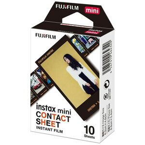 FUJIFILM `FL CX^gJ[tB instax miniptB CONTACT SHEETiR^NgV[gj 1pbNi10jy|Xgz