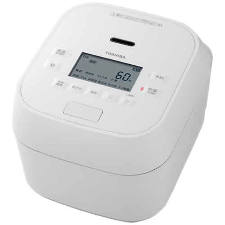 楽天市場】TOSHIBA 真空圧力IH 炊飯器 5.5合炊き RC-10HGX(W) グラン 