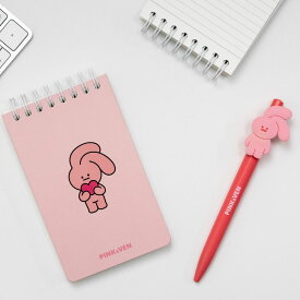 【PINK&VEN】MINI ROARING NOTE - PINK