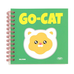 【BELLYGOM】square notebook(4TYPES)