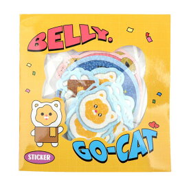 【BELLYGOM】Go-Cat glitter sticker(30 pieces set)