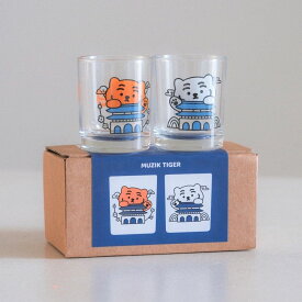 【MUZIKTIGER】GYEONGBOKGUNG SOJU GLASSES 2pSet