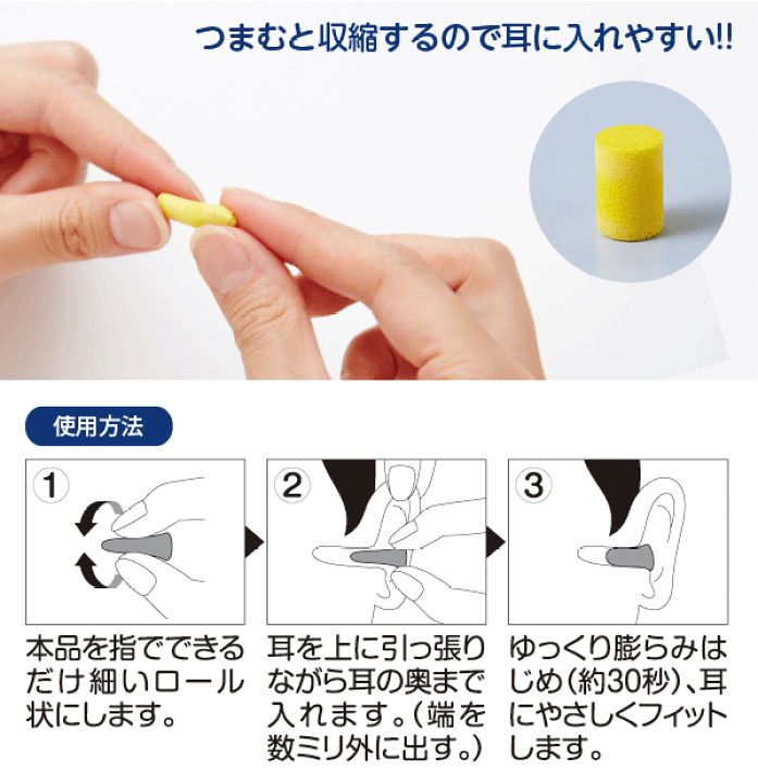 楽天市場 最大1000円offクーポン 耳栓 睡眠 遮音 イビキ 騒音だけカットする耳栓 2組セット 耳せん 騒音対策 いびき対策 勉強 安眠 アイデアグッズのララフェスタ