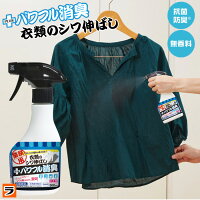 シワ伸ばしスプレー 衣類クリーニング屋さんの衣類のシワ伸ばし＋パワフル消臭 300ml 日本製 業務用 シワ取りスプレー 服の匂い消し 消臭スプレー 無香料
