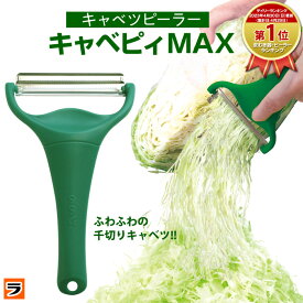 ＼最大1000円offクーポンも！／【定形外出荷】キャベツピーラー キャベピーmax ののじキャベピィMAX 2枚刃 キャベツスライサー 千切り きゃべつ ピーラー スライサー キャベピイ キャベピーマックス 調理器具 時短