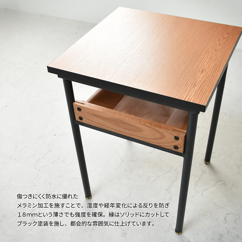 楽天市場】サイドテーブル 40cm幅 正方形 ナイトテーブル ソファサイド