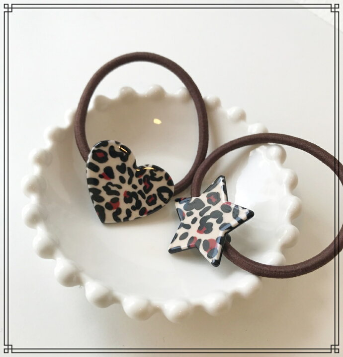 楽天市場 メール便 星 ハートヘアゴム ヘアゴム レオパード 格子 ゴム 大人 子供ヘアアクセ 子供ヘアゴム ダンス 祭り 舞台 星 キッズ スターヘアゴム ハート ヘアゴム 可愛い かわいい かっこいい おしゃれ ダンス ゴム プレゼント プレゼント交換 景品
