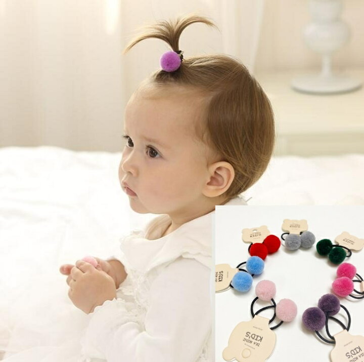 楽天市場 2本セット 使いやすいサイズ １ ポンポンがキュートなベビー キッズヘアゴム 髪の少なく細いお子様にもオススメです 赤ちゃんヘアゴム 子供ゴム 赤ちゃん前髪 ポンポンヘアゴム ポンポンゴム 子供ヘアアクセサリー 子供 可愛い 赤ちゃん ヘアゴム