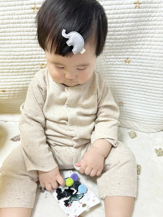 楽天市場】【再入荷! 男の子にもオススメ】 星型 星 ヘアピン ベビー  