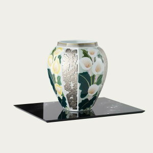 ノリタケ マスターピースコレクション2014 「銀彩花卉文八角壺」【数量限定/受注生産】 送料無料 ブランド 洋食器 高級 おしゃれ かわいい 豪華 モダン 人気 おすすめ 結婚 引き出物 ギフト