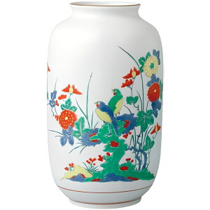 弥左ヱ門 7 寸夏目花瓶 花鳥岩菊 木箱入 送料無料 ブランド 洋食器 高級 おしゃれ かわいい 豪華 モダン 人気 おすすめ 結婚 引き出物 ギフト