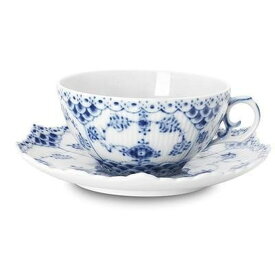 ロイヤルコペンハーゲン ROYAL_COPENHAGEN フルレース ティーカップ＆ソーサー 103-080 ブランド箱入り 送料無料 ブランド 洋食器 高級 おしゃれ かわいい 豪華 モダン 人気 おすすめ 結婚 引き出物 ギフト