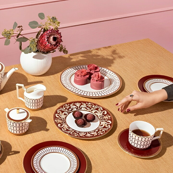 楽天市場】ウェッジウッド WEDGWOOD ルネッサンスゴールド レッド 