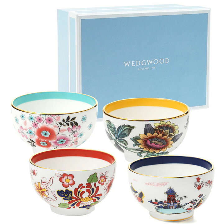楽天市場】ウェッジウッド WEDGWOOD ワンダーラスト ティーボウル 4pcs 