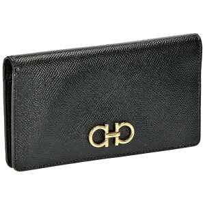 tFK FERRAGAMO 22D779 PEBBLE/NERO z  uh  蕨 Mtg v[g a