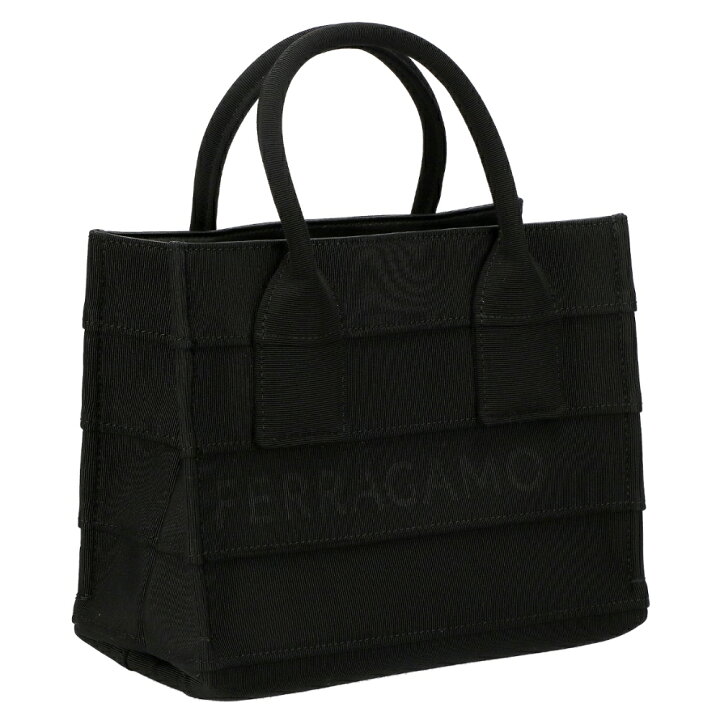 楽天市場】フェラガモ FERRAGAMO 214988 FABRIC/NERO トートバッグ 