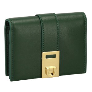 tFK FERRAGAMO 220633 CALF/FOREST GRN ܂z