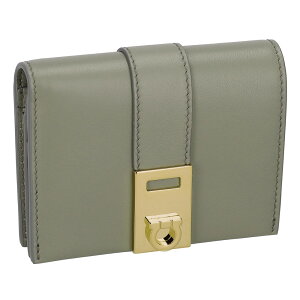 フェラガモ FERRAGAMO 220633 CALF/ASH GRY 二つ折り財布