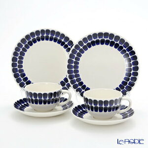 【P10倍・クーポン】 アラビア (ARABIA) 24h トゥオキオ TUOKIO トリオセット ペア /// 北欧 食器セット おしゃれ カップ&ソーサー ティーカップ ケーキ皿 デザート皿 食洗機対応 電子レンジ対応