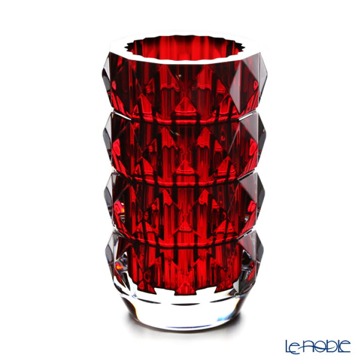 楽天市場】バカラ (Baccarat) ルクソール ベース(花瓶) 23cm レッド 2 