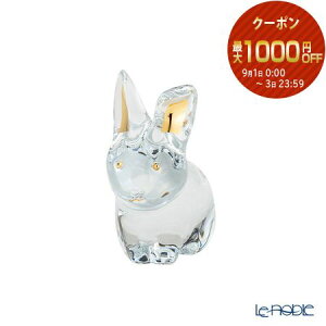 �yP10�{�E�N�[�|���z�o�J�� (Baccarat) �I�u�W�F 2-814-806 ���r�b�g �S�[���h 7.5cm Baccarat �O���X �u�����h �u�� �I�u�W�F �C���e���A �p��