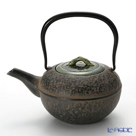 【ポイント10倍】京焼・清水焼 鉄瓶急須 M0122 青竹 500ml 京都 和食器 ブランド 結婚祝い 内祝い