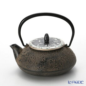 【ポイント10倍】京焼・清水焼 鉄瓶急須 M0134 銀彩松葉 510ml 鉄蓋付 京都 和食器 ブランド 結婚祝い 内祝い