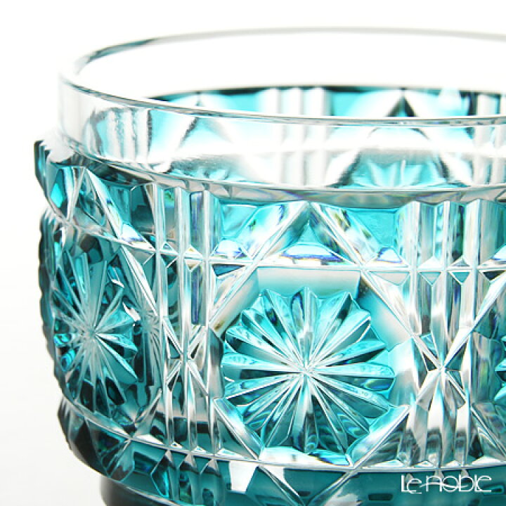 楽天市場】【5/1クーポン・P10】 復元薩摩切子 猪口A／1105 八角籠目  