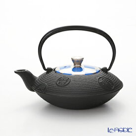 【ポイント10倍】京焼・清水焼 鉄瓶急須 K0158 銀彩青市松 小 410ml 京都 和食器 ブランド 結婚祝い 内祝い