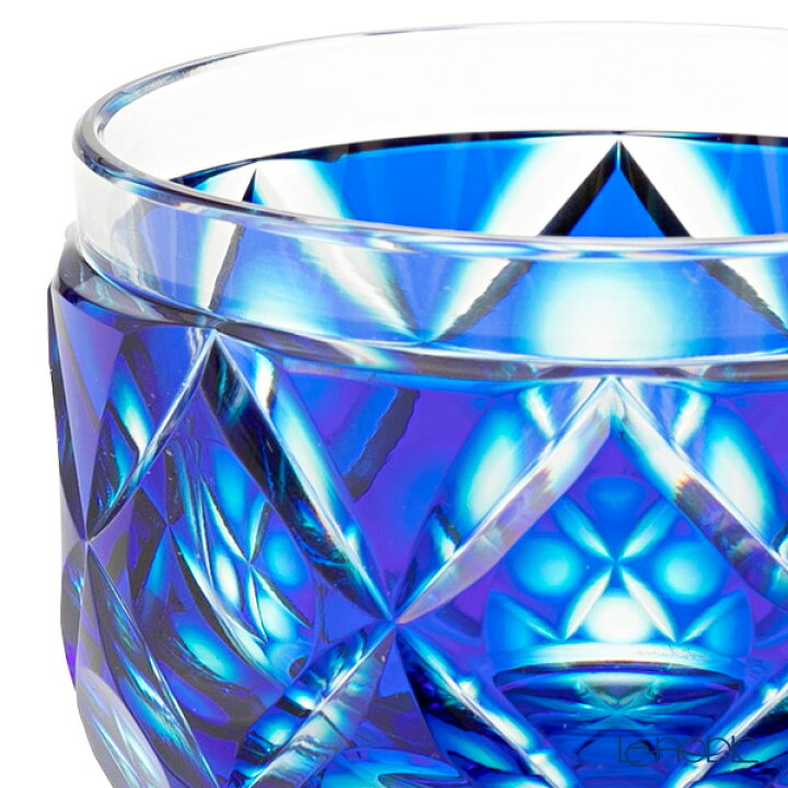 楽天市場】薩摩切子 猪口 二重被せ 翡翠(かわせみ) 100ml /// 日本酒 