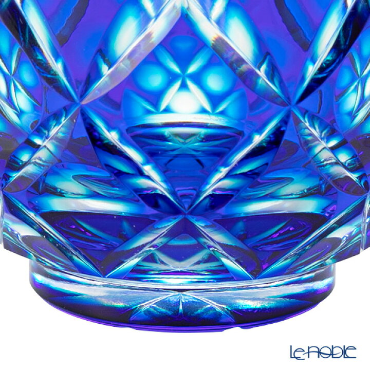 楽天市場】薩摩切子 猪口 二重被せ 翡翠(かわせみ) 100ml /// 日本酒 