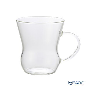 ハリオ 耐熱ウーロンマグ すき HUT-8T /// マグカップ HARIO 耐熱ガラス 日本製 国産 透明 軽い 軽量 電子レンジ対応 食洗機対応 クリア シンプル モダン 食器 雑貨 ユニバーサルデザイン 300ml //