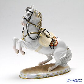 【ポイント10倍】アウガルテン (AUGARTEN) フィギュリン(011210) スペイン乗馬学校 騎手のいないレバード 21.5cm 1550 置物 オブジェ 人形 インテリア
