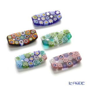 エルコーレモレッティ 箸置き chopstick rest 5色セット /// ベネチアンガラス ヴェネツィアンガラス ミルフィオリ カトラリーレスト イタリア製 手作り ハンドメイド おしゃれ カラフル かわい