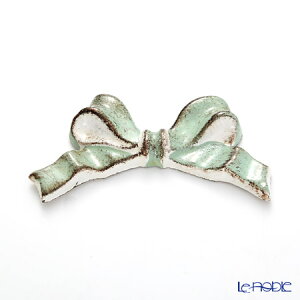 ソルディ フィレンツェリボン ナイフレスト(箸置き) F8 ホワイト/ミントグリーンリボン カトラリー おしゃれ 食器 ブランド 結婚祝い 内祝い 出産内祝い 出産祝い 結婚内祝い