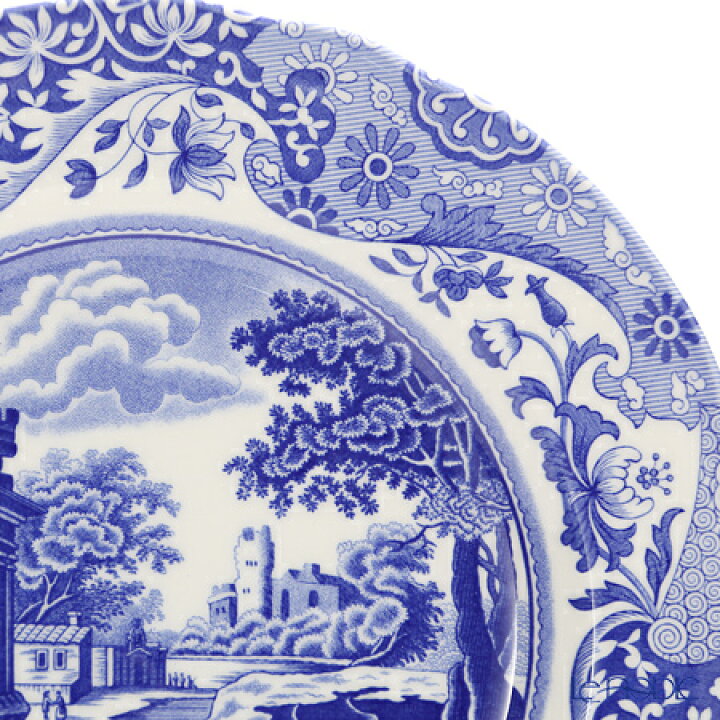 楽天市場】スポード ブルーイタリアン プレート 23cm SPODE イギリス 