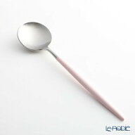 正規販売代理店 【P10倍・クーポン】クチポール ゴア GOA ピンク／シルバー デザートスプーン 18cm マッ…