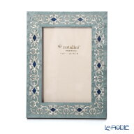 【P10倍・クーポン】ナタリーニ 象嵌フォトフレーム 10×15cm MARRAKECH ブルー イタリア雑貨 写真立て …