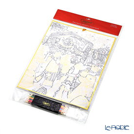 【先着クーポンあり】カスパリ カラーリング アドベントカレンダー 色鉛筆付き XADVUS265 ネイティビティ 32×42cm
