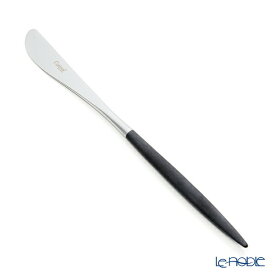 正規販売代理店 【P10倍・クーポン】クチポール ナウ NAU ブラック／シルバー テーブルナイフ 23cm マット仕上げ /// Cutipol おしゃれ 高級 ブランド テーブルナイフ ディナーナイフ ステンレス カトラリー インスタ映え 食器 // ギフト プレゼント 贈り物 プチギフト