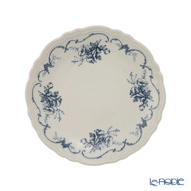 マルミツポテリ スタジオエム モマン プレート 17cm ブルー /// studio m スタジオM おしゃれ かわいい ケーキ皿 食器 花柄 紺色 ネイビー お皿 可愛い アンティーク風 和食器 ブランド 日本製 国産 // ギフト プレゼント 結婚祝い お祝い