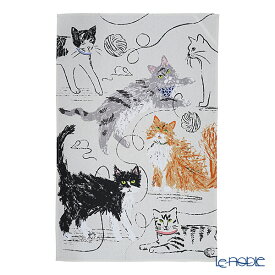 アルスターウィーバーズ Feline Friends／猫の友達 ティータオル コットン ULSTER WEAVERS キッチン 用品 雑貨 調理