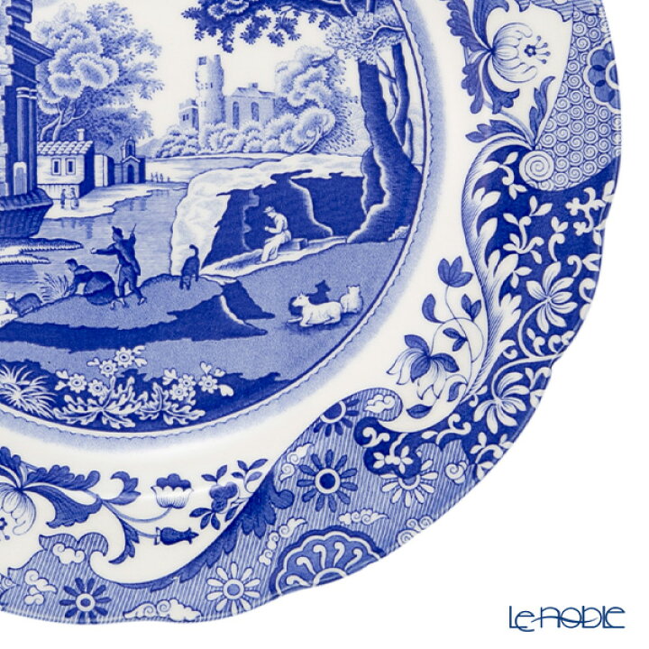 楽天市場】スポード ブルーイタリアン プレート 27cm /// Spode 青色  