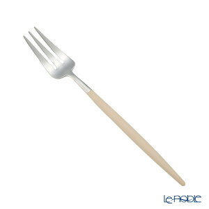 【P10倍・クーポン】クチポール ゴア GOA アイボリー/シルバー ペストリーフォーク 17cm マット仕上げ Cutipol カトラリー おしゃれ 食器 ブランド 結婚祝い 内祝い 出産内祝い 出産祝い 結婚内