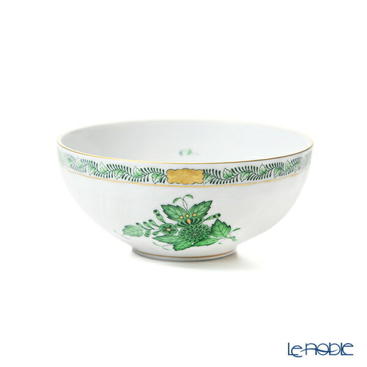 楽天市場】ヘレンド(HEREND) アポニーグリーン AV ボウル 12cm 01371-0 
